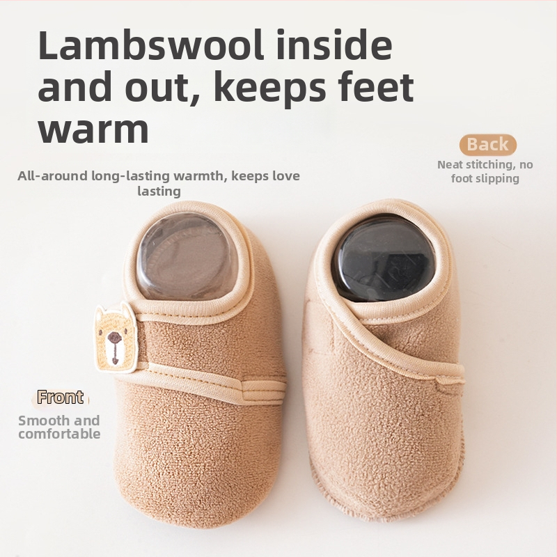 Detské topánky, unisex, vrchný materiál bavlna, velúr podšívka, zima