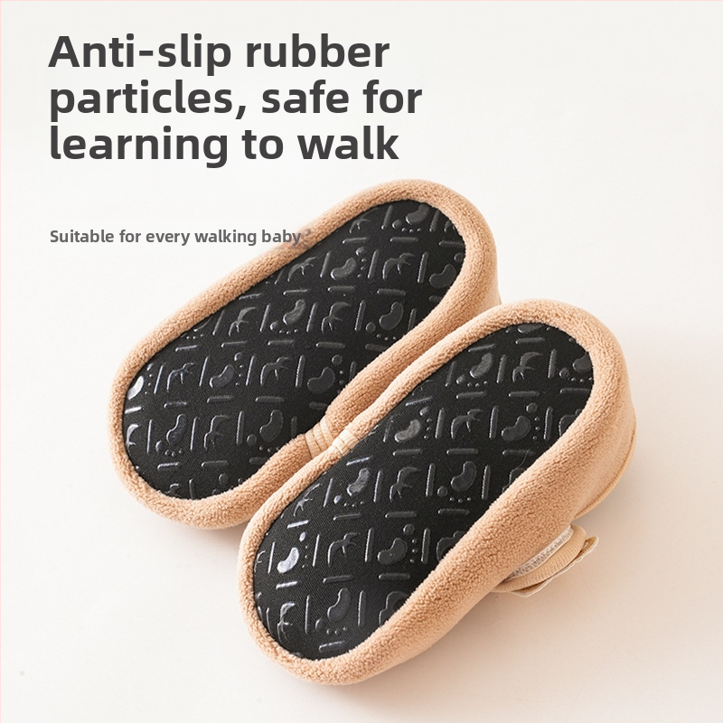 Detské topánky, unisex, vrchný materiál bavlna, velúr podšívka, zima