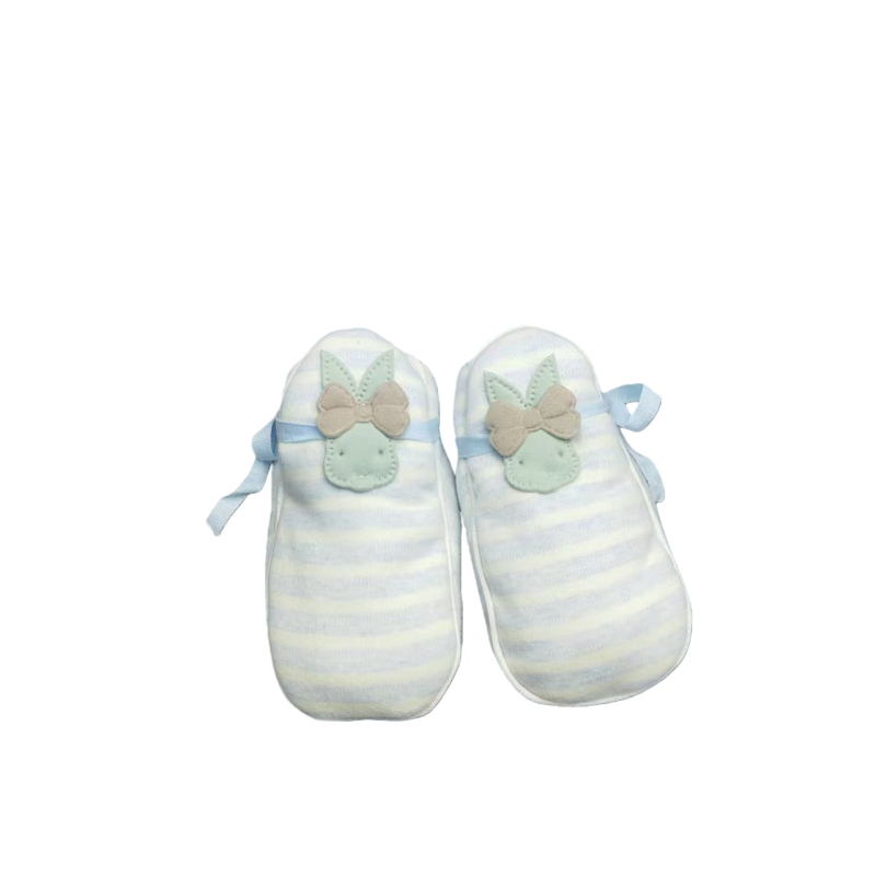 Pantofi de bebe cu talpă moale pentru 6–12 luni, partea superioară din bumbac, căptușeală din flanel, talpă anti-derapantă din pânză, pentru interior, design desen animat toamnă-iarna
