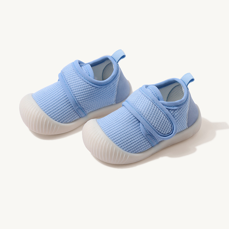 Pantofi de vară pentru copii din plasă, respirabili, închidere Velcro, talpă antiderapantă