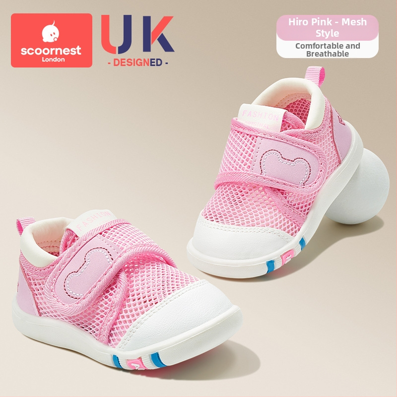 Scoornest Science Nest unisex cipele za bebe za hodanje, mekana potplat, protuklizne sandale, prozračni gornji dio od pamuka, 12–36 mjeseci