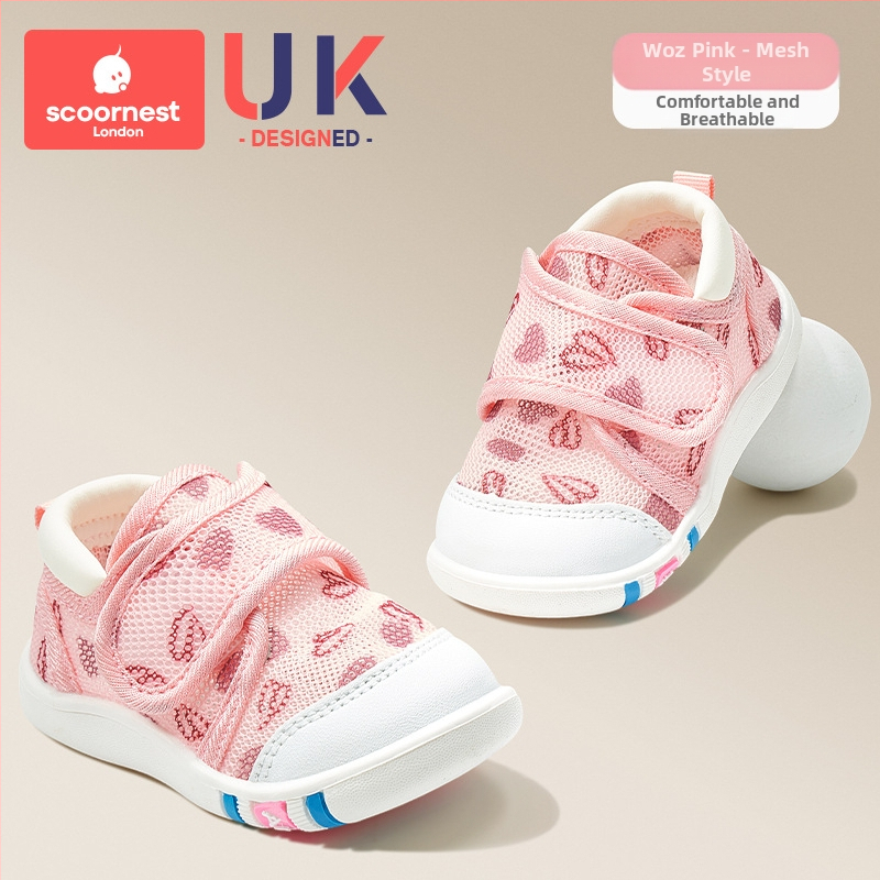 Scoornest Science Nest unisex cipele za bebe za hodanje, mekana potplat, protuklizne sandale, prozračni gornji dio od pamuka, 12–36 mjeseci