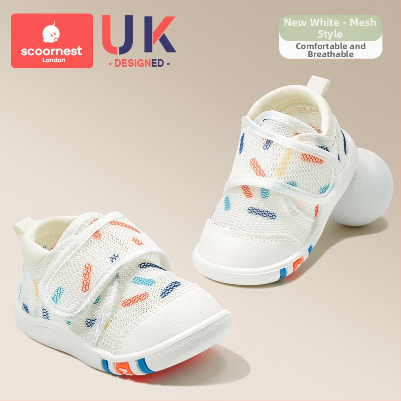 Scoornest Science Nest unisex cipele za bebe za hodanje, mekana potplat, protuklizne sandale, prozračni gornji dio od pamuka, 12–36 mjeseci