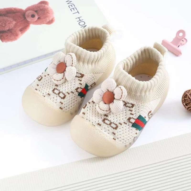 Svjetleće cipele za bebe, unisex, prozračan pamučni gornji dio, karikatura uzorak, meka potplat, za dob 12–36 mjeseci