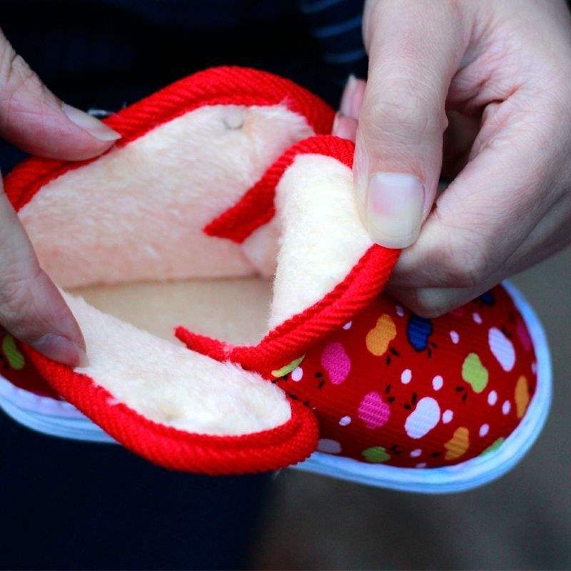 Pantofi de iarnă pentru copii, din bumbac, pentru 12–36 luni, respirabili, talpă antiderapantă, păstrează căldura