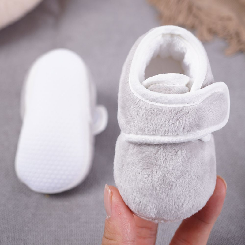 Dječje zimske slip-on papuče s plišanim unutarnjim dijelom, mekanom potplatom, izvezena tigrova glava