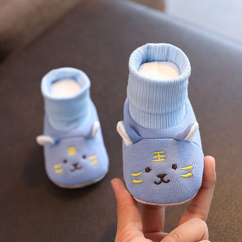 Zimske dječje cipele s mekanom dnom, set od 3 para, unisex, 6–12 mjeseci, gornji dio od kravljeg kože, protuklizne čarape