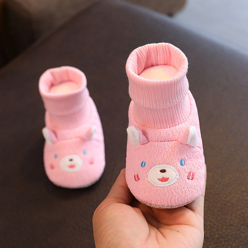 Zimske dječje cipele s mekanom dnom, set od 3 para, unisex, 6–12 mjeseci, gornji dio od kravljeg kože, protuklizne čarape