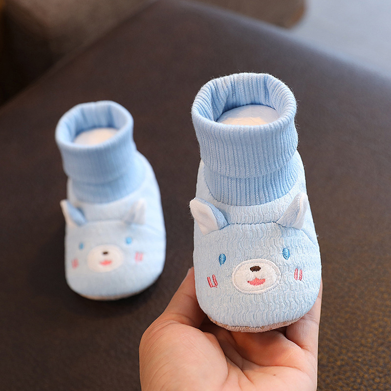 Zimske dječje cipele s mekanom dnom, set od 3 para, unisex, 6–12 mjeseci, gornji dio od kravljeg kože, protuklizne čarape