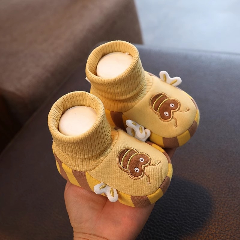 Zimske dječje cipele s mekanom dnom, set od 3 para, unisex, 6–12 mjeseci, gornji dio od kravljeg kože, protuklizne čarape