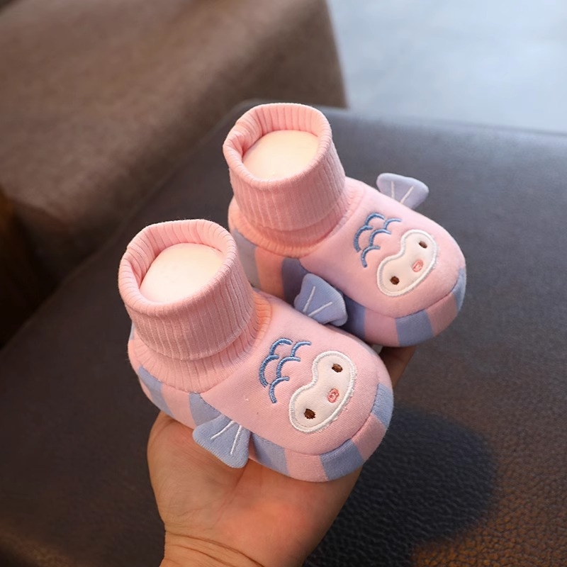 Zimske dječje cipele s mekanom dnom, set od 3 para, unisex, 6–12 mjeseci, gornji dio od kravljeg kože, protuklizne čarape