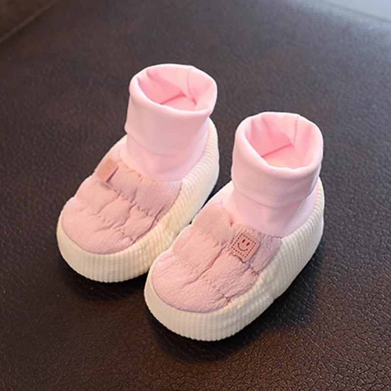 Zimske dječje cipele s mekanom dnom, set od 3 para, unisex, 6–12 mjeseci, gornji dio od kravljeg kože, protuklizne čarape