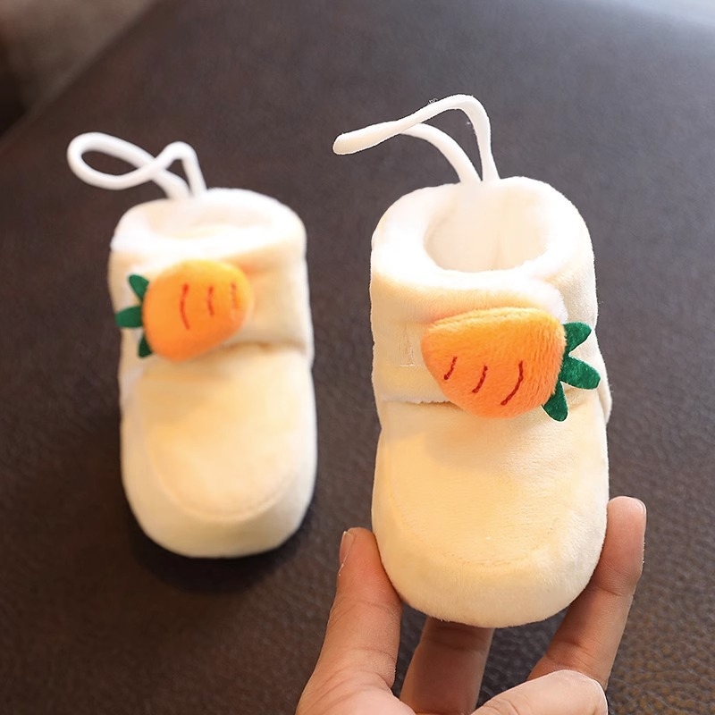 Zimske dječje cipele s mekanom dnom, set od 3 para, unisex, 6–12 mjeseci, gornji dio od kravljeg kože, protuklizne čarape