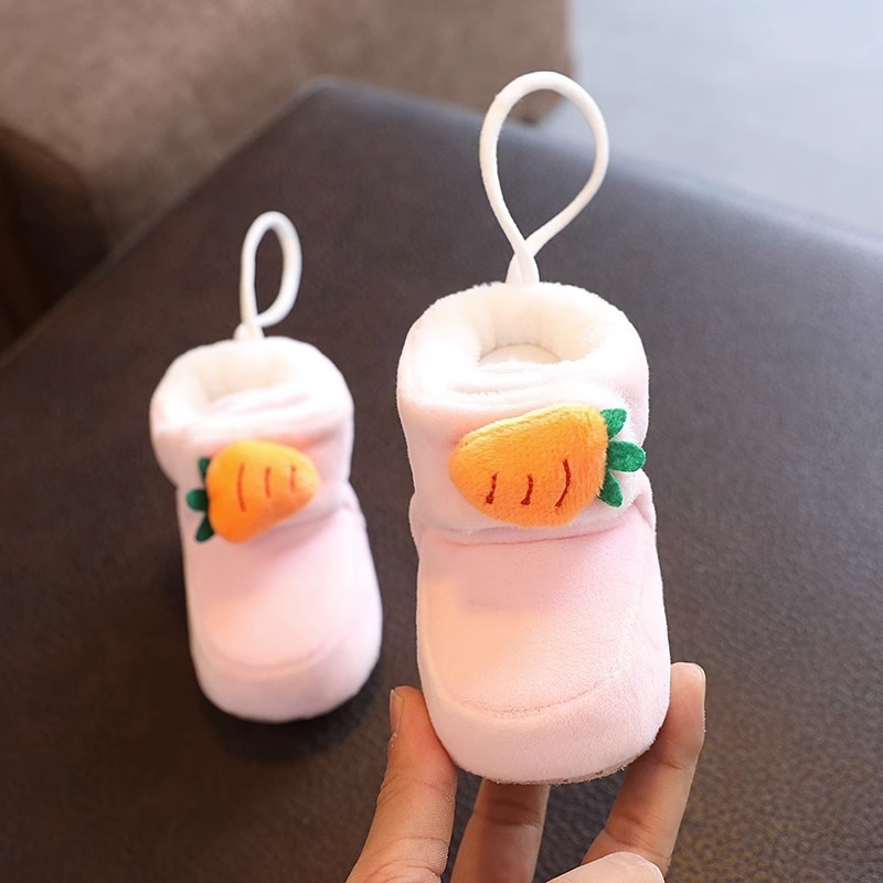 Zimske dječje cipele s mekanom dnom, set od 3 para, unisex, 6–12 mjeseci, gornji dio od kravljeg kože, protuklizne čarape