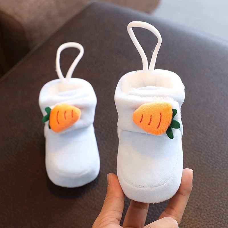 Zimske dječje cipele s mekanom dnom, set od 3 para, unisex, 6–12 mjeseci, gornji dio od kravljeg kože, protuklizne čarape