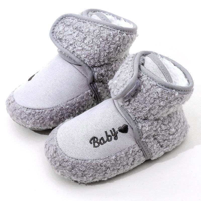 Cipele za bebe od pamuka s fleksi podstavom, zimske čizme za sve sezone za učenje hodanja, unisex, za dob 0–12 mjeseci, veličine 3–6–12 mjeseci, sigurno pristajanje