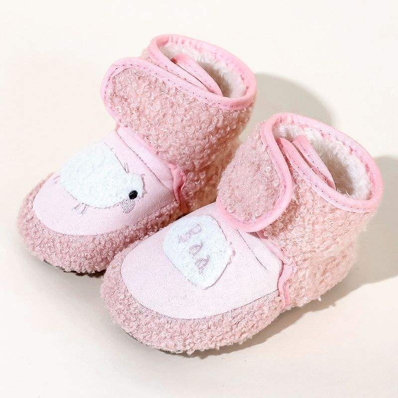 Cipele za bebe od pamuka s fleksi podstavom, zimske čizme za sve sezone za učenje hodanja, unisex, za dob 0–12 mjeseci, veličine 3–6–12 mjeseci, sigurno pristajanje