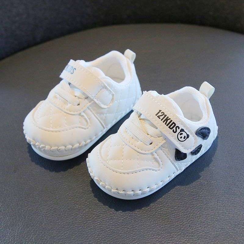 Zimske cipele za bebe s mekom potplatom, pliš unutrašnjost, protuklizno Velcro zatvaranje, za djecu 12-36 mjeseci