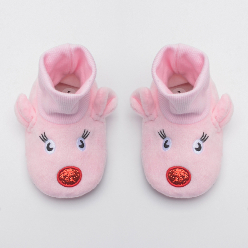 Cosysusy Cipele za bebe s mekanom potplatom, za 0–12 mjeseci, fleece podstava, tople za učenje hodanja