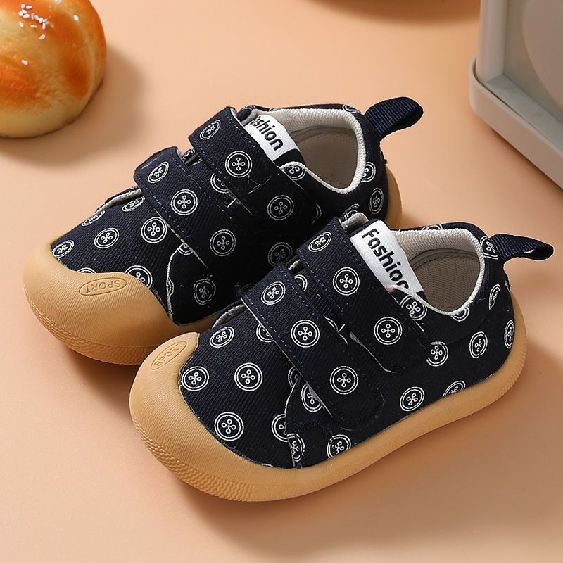 Unisex cipele za bebe i malu djecu, protuklizne, otporne na habanje, mekana potplat, prozračne, s Velcro zatvaračem, uzrast 0-3 godina
