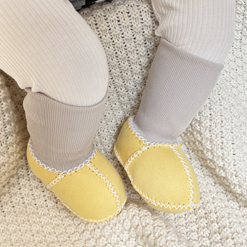 Jesensko-zimske cipele za bebe i malu djecu, protuklizne, debela vunena podstava, čarapa-cipele s mekanom potplatom, unisex
