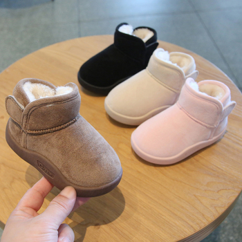 Zimske cipelice za bebe s flis podošom, mekana potplata, unisex, cipele za učenje hodanja, protuklizne