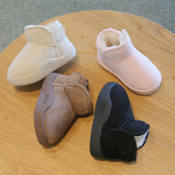 Zimske cipelice za bebe s flis podošom, mekana potplata, unisex, cipele za učenje hodanja, protuklizne