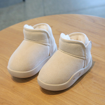 Zimske cipelice za bebe s flis podošom, mekana potplata, unisex, cipele za učenje hodanja, protuklizne