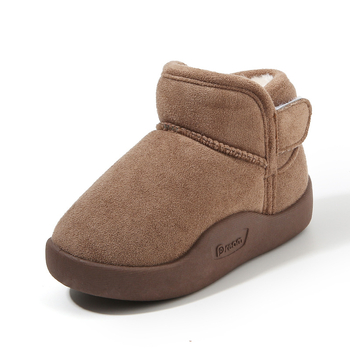 Zimske cipelice za bebe s flis podošom, mekana potplata, unisex, cipele za učenje hodanja, protuklizne