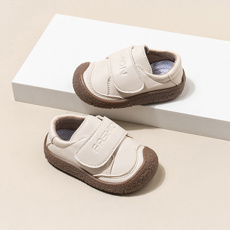 Uniszex gyerekcipő 12–36 hónapos korosztálynak - cartoon stílus, Velcro-zár - felső rész szintetikus bőrből, vízálló és csúszásmentes talppal