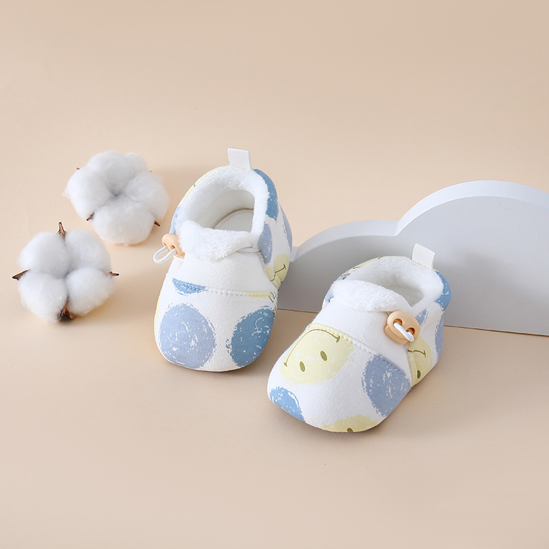 Gyerek téli cipő - uniszex, textil felső rész, vastag meleg szigetelés, csúszásmentes talp, rugalmas zárás, 12–36 hónap