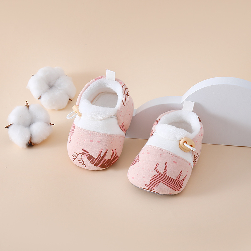 Gyerek téli cipő - uniszex, textil felső rész, vastag meleg szigetelés, csúszásmentes talp, rugalmas zárás, 12–36 hónap