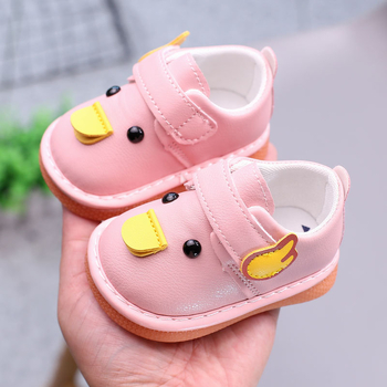 Hodajuće cipelice za bebe s mekom potplatom, protupklizne, 12–36 mjeseci, Velcro zatvaranje, motiv životinja, cipelice koje proizvode zvuk, zimske