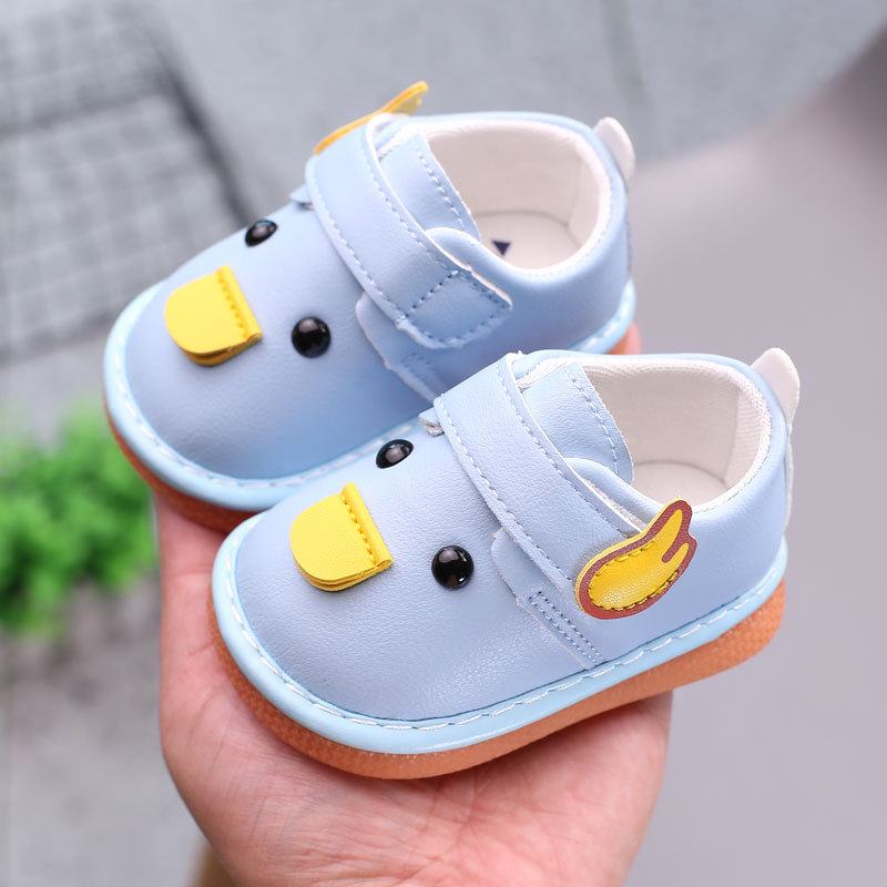 Hodajuće cipelice za bebe s mekom potplatom, protupklizne, 12–36 mjeseci, Velcro zatvaranje, motiv životinja, cipelice koje proizvode zvuk, zimske
