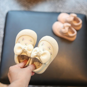 Kožne cipele za djevojčice, mekana podstava, Velcro zatvarač, protuklizna potplata, korejski stil