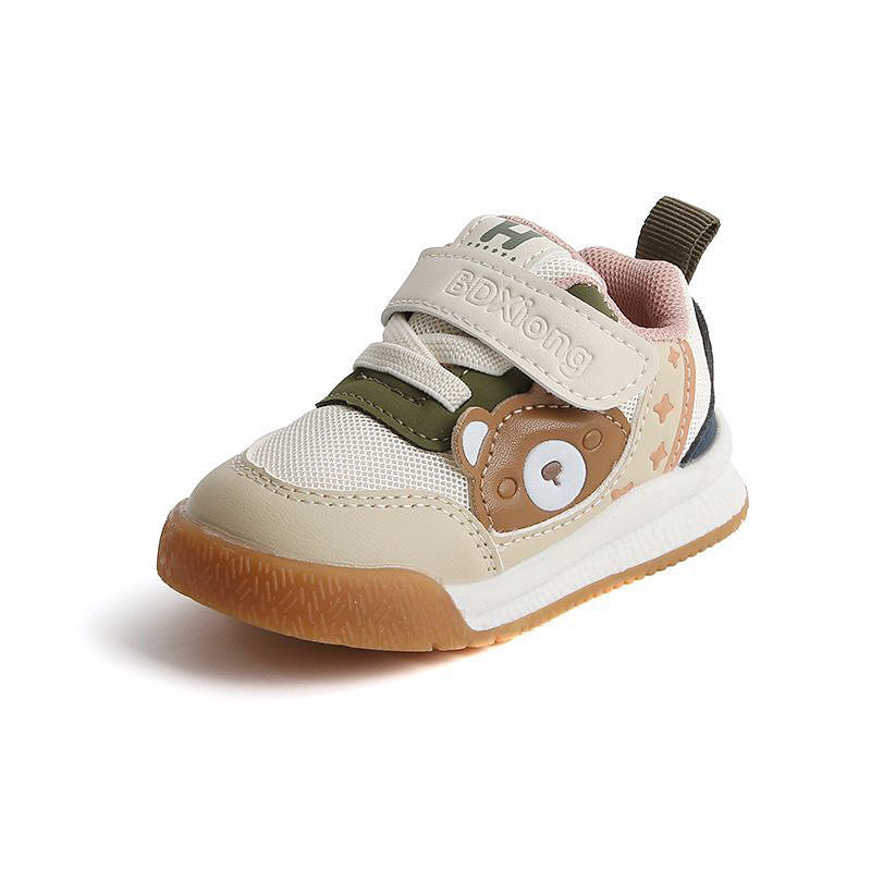 2024. godišnje cipele za hodanje za bebe 12–36 mjeseci, unisex, prozračni mrežasti gornji dio, Velcro kopča, protuklizna potplat, model 2868
