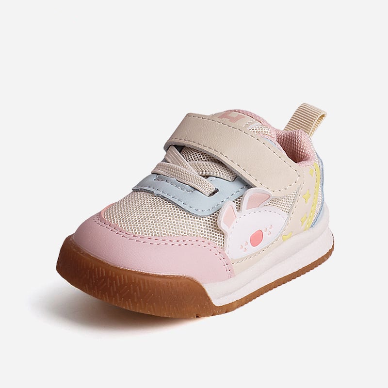 2024. godišnje cipele za hodanje za bebe 12–36 mjeseci, unisex, prozračni mrežasti gornji dio, Velcro kopča, protuklizna potplat, model 2868