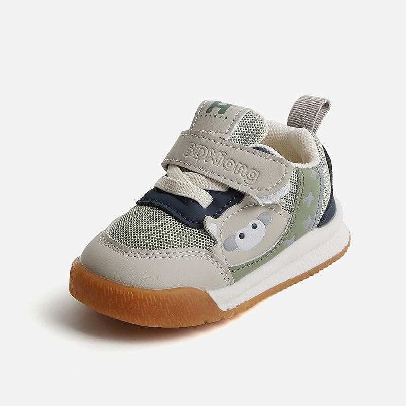 2024. godišnje cipele za hodanje za bebe 12–36 mjeseci, unisex, prozračni mrežasti gornji dio, Velcro kopča, protuklizna potplat, model 2868