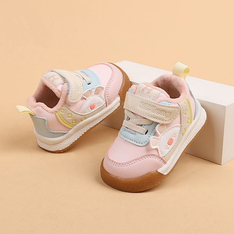 2024. godišnje cipele za hodanje za bebe 12–36 mjeseci, unisex, prozračni mrežasti gornji dio, Velcro kopča, protuklizna potplat, model 2868