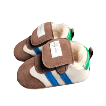 Unisex cipelice za bebe s Velcro kopčanjem, mekana potplata, za unutarnju i vanjsku upotrebu, 6–12 mjeseci, pogodne za jesen, zimu i proljeće