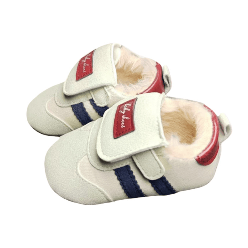 Unisex cipelice za bebe s Velcro kopčanjem, mekana potplata, za unutarnju i vanjsku upotrebu, 6–12 mjeseci, pogodne za jesen, zimu i proljeće