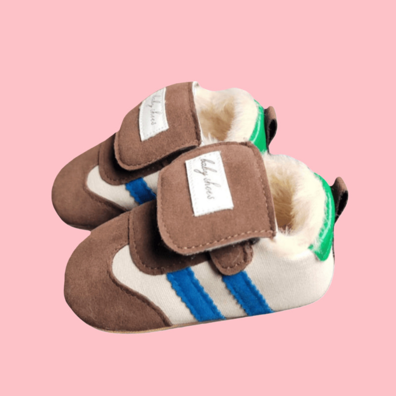 Unisex cipelice za bebe s Velcro kopčanjem, mekana potplata, za unutarnju i vanjsku upotrebu, 6–12 mjeseci, pogodne za jesen, zimu i proljeće