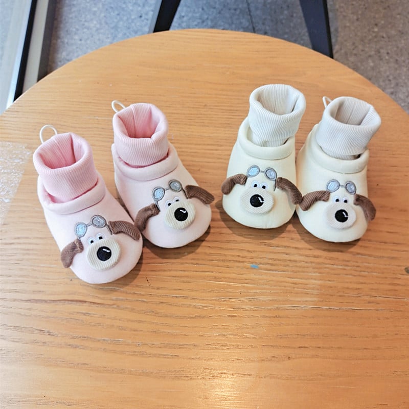Čarape-cipele za bebe – sladak stil, pamučni gornji dio, unisex, na skladištu