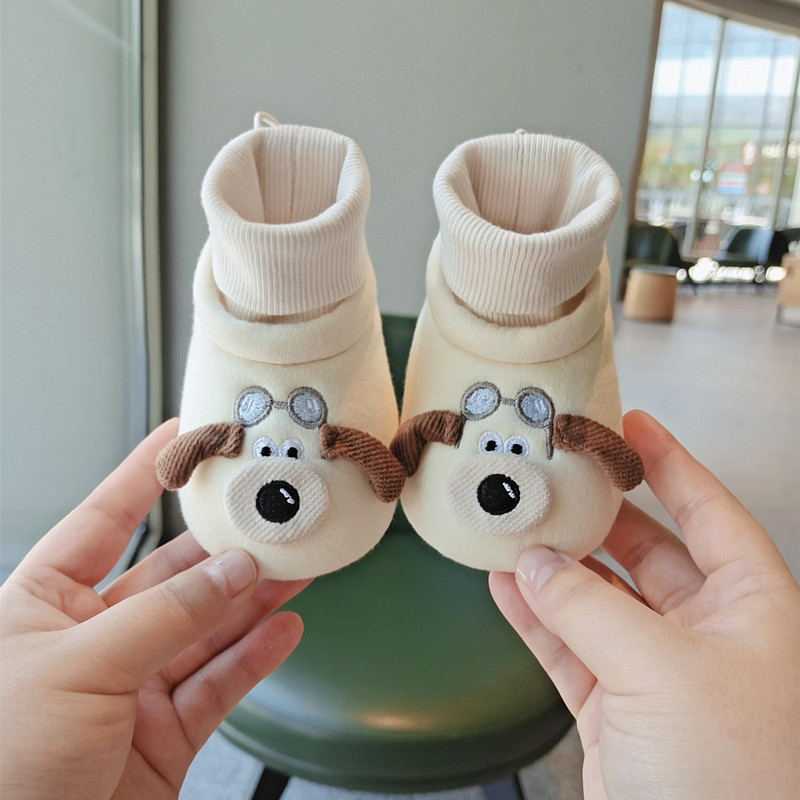 Čarape-cipele za bebe – sladak stil, pamučni gornji dio, unisex, na skladištu