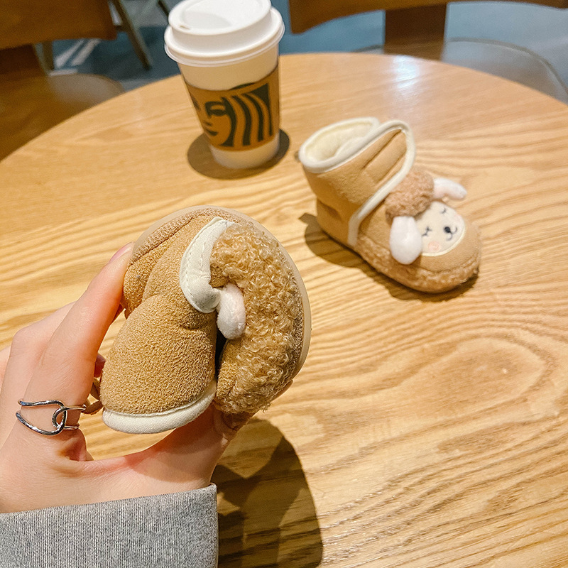 Pantofi-soc pentru fete, partea superioară din bumbac, desen animat, stil K-style, 12-36 luni