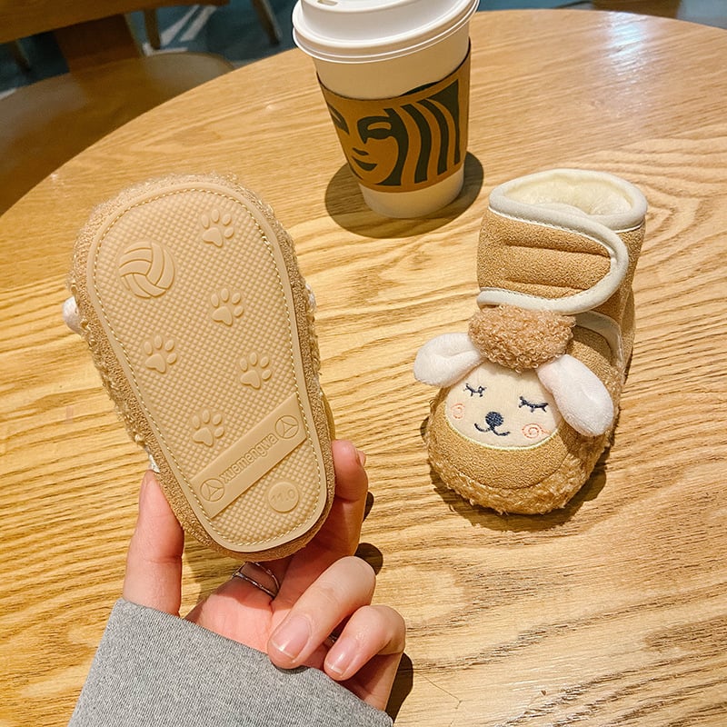 Pantofi-soc pentru fete, partea superioară din bumbac, desen animat, stil K-style, 12-36 luni