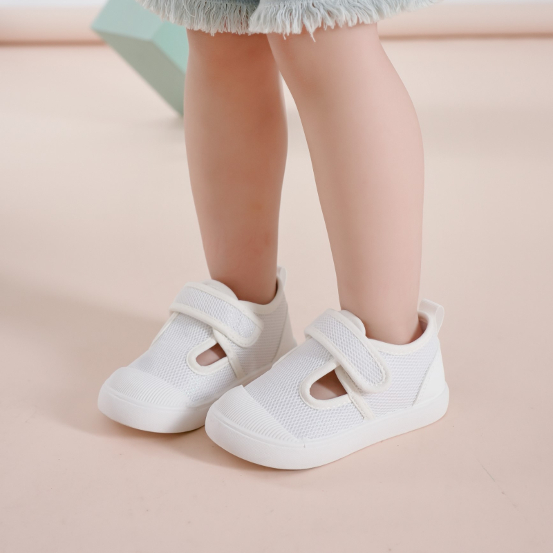 Prozračne mrežaste cipele za bebe i djecu, za proleće i leto, unutarnje cipele za vrtić, s Velcro zatvaračem