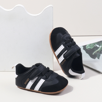 Încălțăminte pentru bebeluși cu Velcro, talpă moale din cauciuc, anti-derapare, PU suprafață, pentru primăvară-toamnă, 12–36 luni