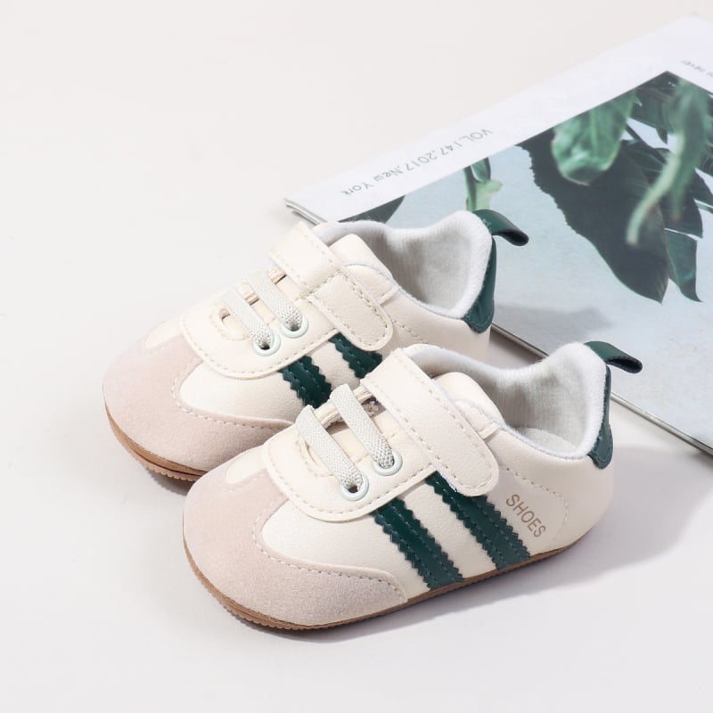 Încălțăminte pentru bebeluși cu Velcro, talpă moale din cauciuc, anti-derapare, PU suprafață, pentru primăvară-toamnă, 12–36 luni