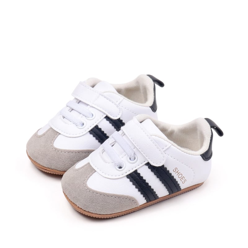 Încălțăminte pentru bebeluși cu Velcro, talpă moale din cauciuc, anti-derapare, PU suprafață, pentru primăvară-toamnă, 12–36 luni